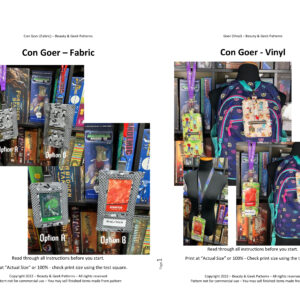 Con Goer Fabric & Vinyl Patterns