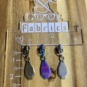 Digital Crest Zipper Pull #5