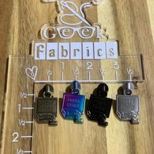 Press Start Zipper Pull #5