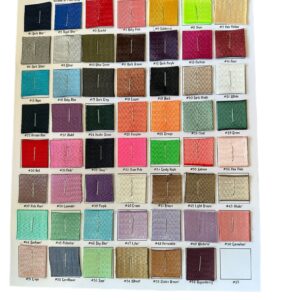 Solid Webbing Color Card