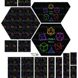 Honeycomb Crossbody - Cut & Sew - Neon Dice - PP Preorder