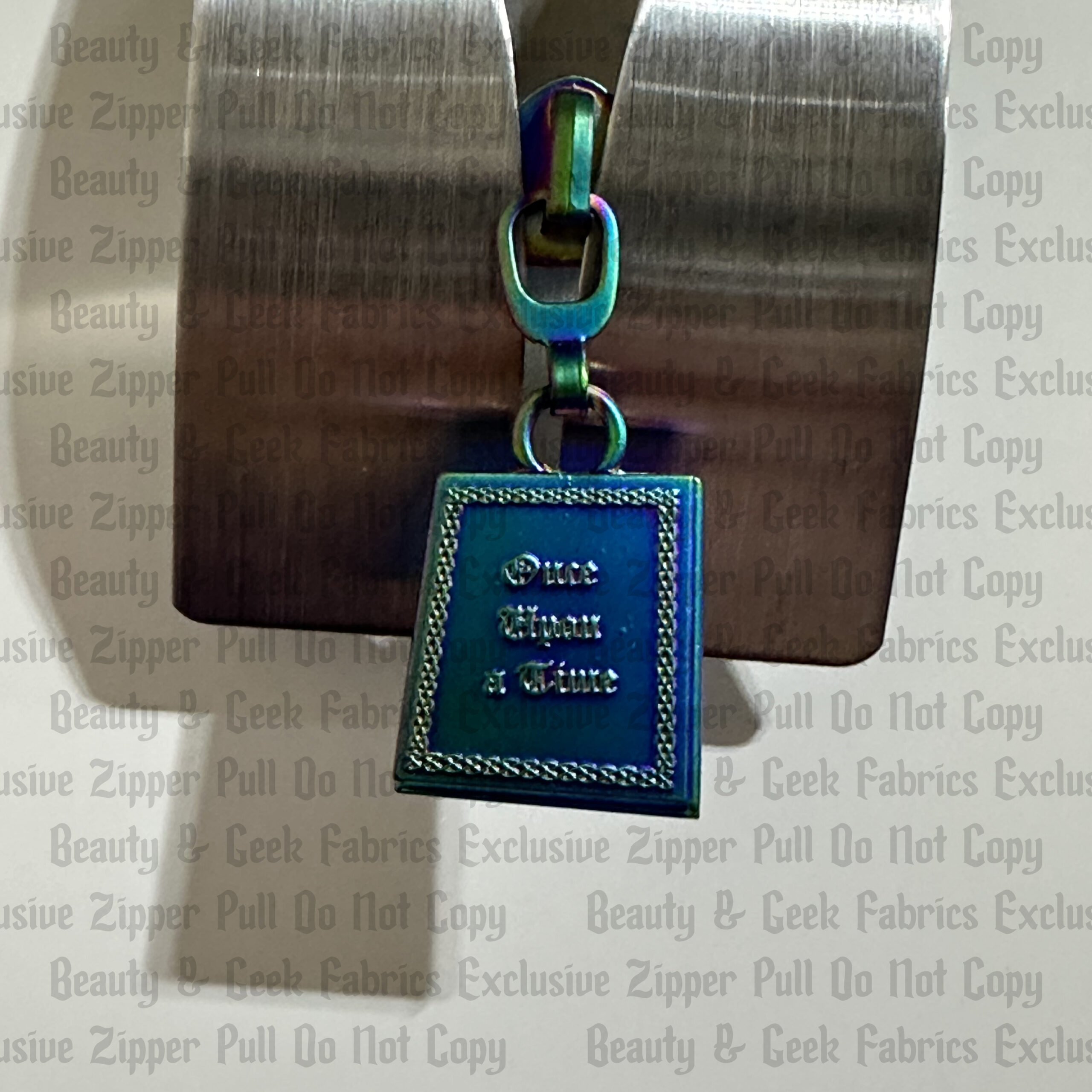 Once Upon a Time Book Zipper Pull #5