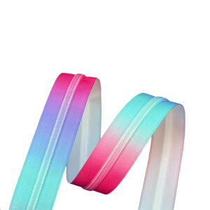 Pastel Variegated #5 Nylon Coil Teeth Zipper Tape