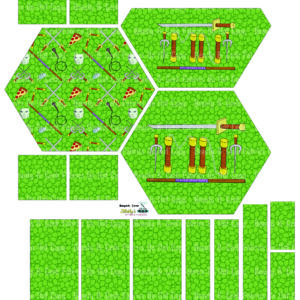 Honeycomb Crossbody - Cut & Sew - Turtles - PP Preorder