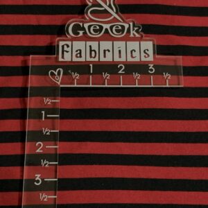 Yarn Dyed Stripes - Black & Red