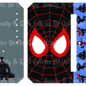 Black Spider Mask - Cut & Sew - Purse Pal - PP Preorder