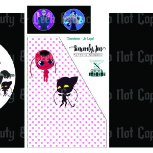 Ladybug Black - Cut & Sew - Moondance - PP Preorder