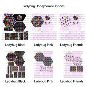 Honeycomb Crossbody - Cut & Sew - Ladybug - PP Preorder