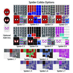 Cobb's Add-On Only - Cut & Sew - Spiders - PP Preorder