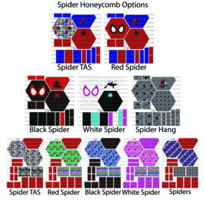 Honeycomb Crossbody - Cut & Sew - Spiders - PP Preorder