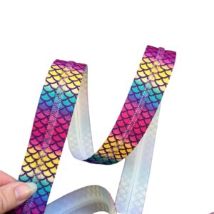 Rainbow Scales #5 Nylon Coil Teeth Zipper Tape