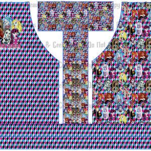 Cut and Sew - BGF Apron - MH Ghoul Squad - Argyle - PP Preorder