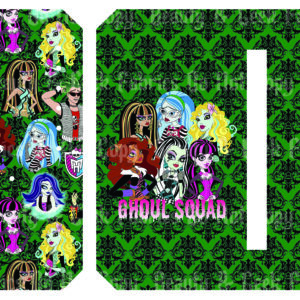 MH Ghoul Squad - Damask 3 - Cut & Sew - Purse Pal - PP Preorder