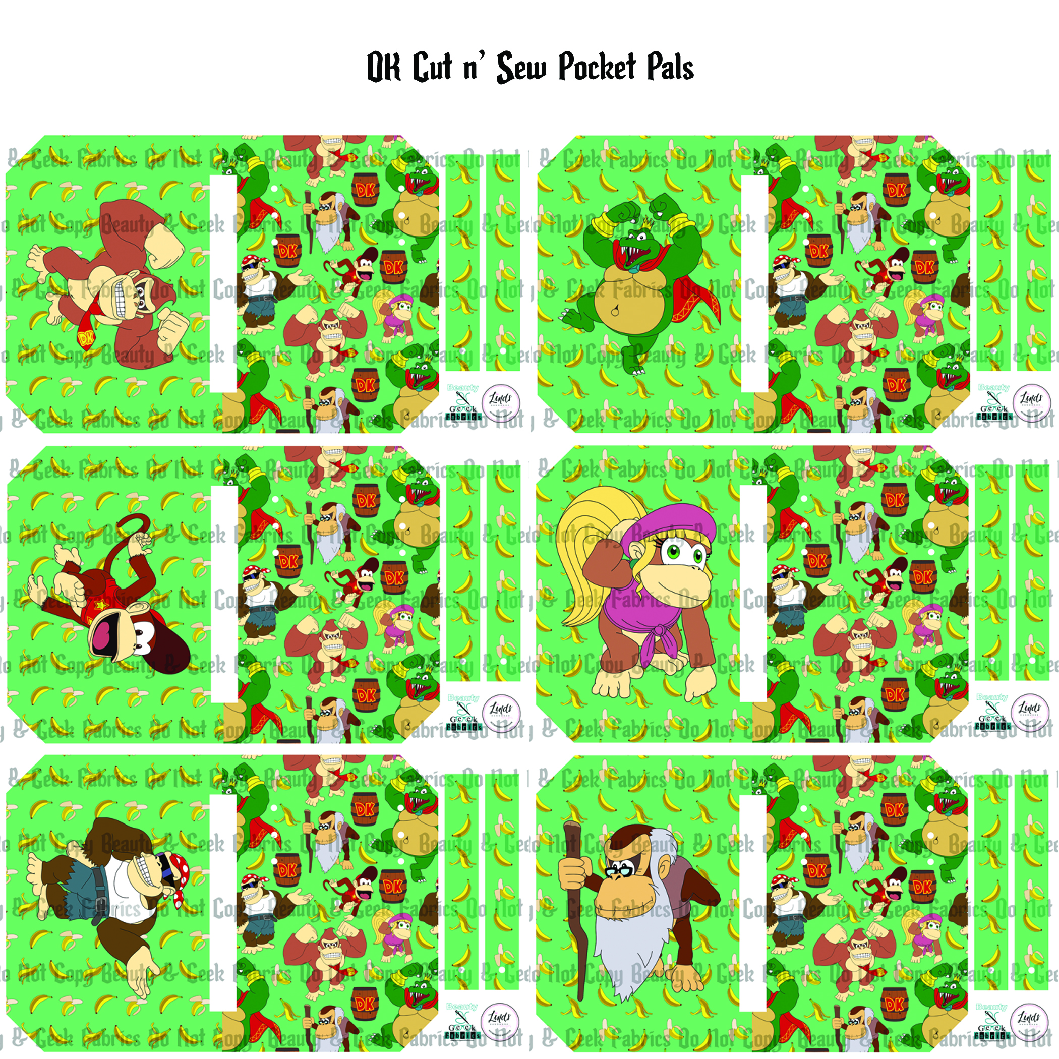 DK - Cut and Sew - Pocket Pals - Preorder