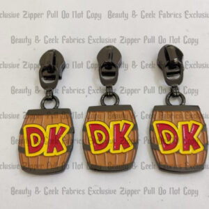 DK Enamel Zipper Pull #5 - Retail