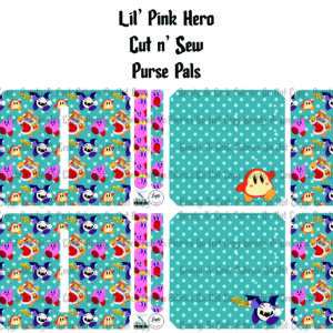 Lil' Pink Hero - Cut and Sew - Purse Pal - Preorder