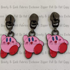 Lil' Pink Hero Enamel Zipper Pull #5 - Retail