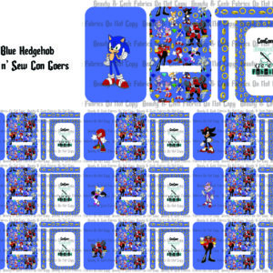 Blue Hedgehog - Cut and Sew - Con Goers - PP Preorder