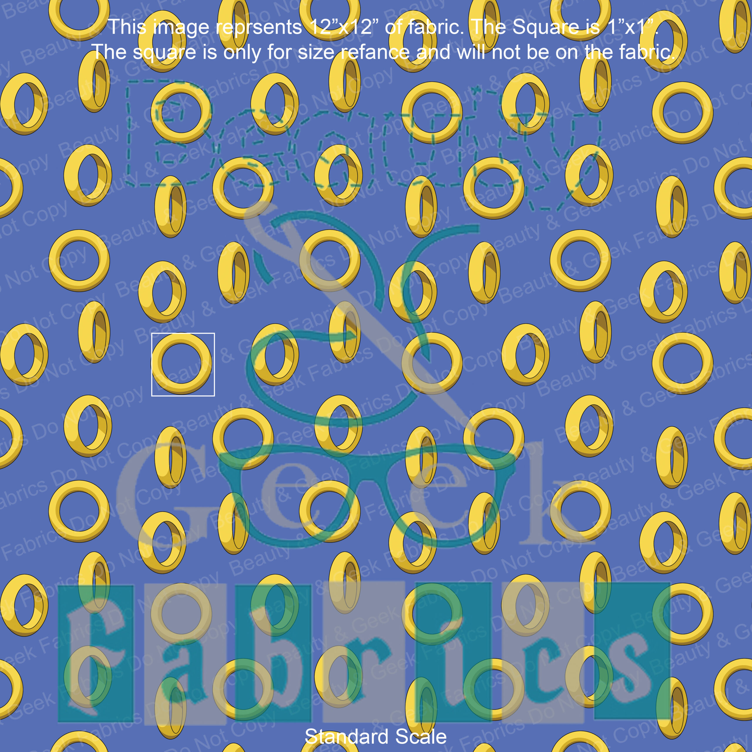 Blue Hedgehog Coord Rings - Retail