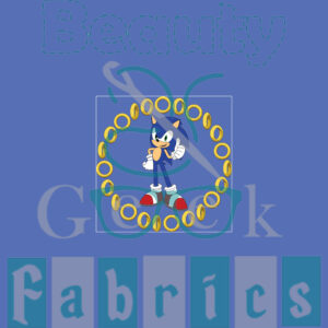 Blue Hedgehog Rings Panels - Preorder