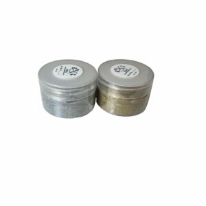 Silver & Gold Glitter Paint Set 30ml Jars