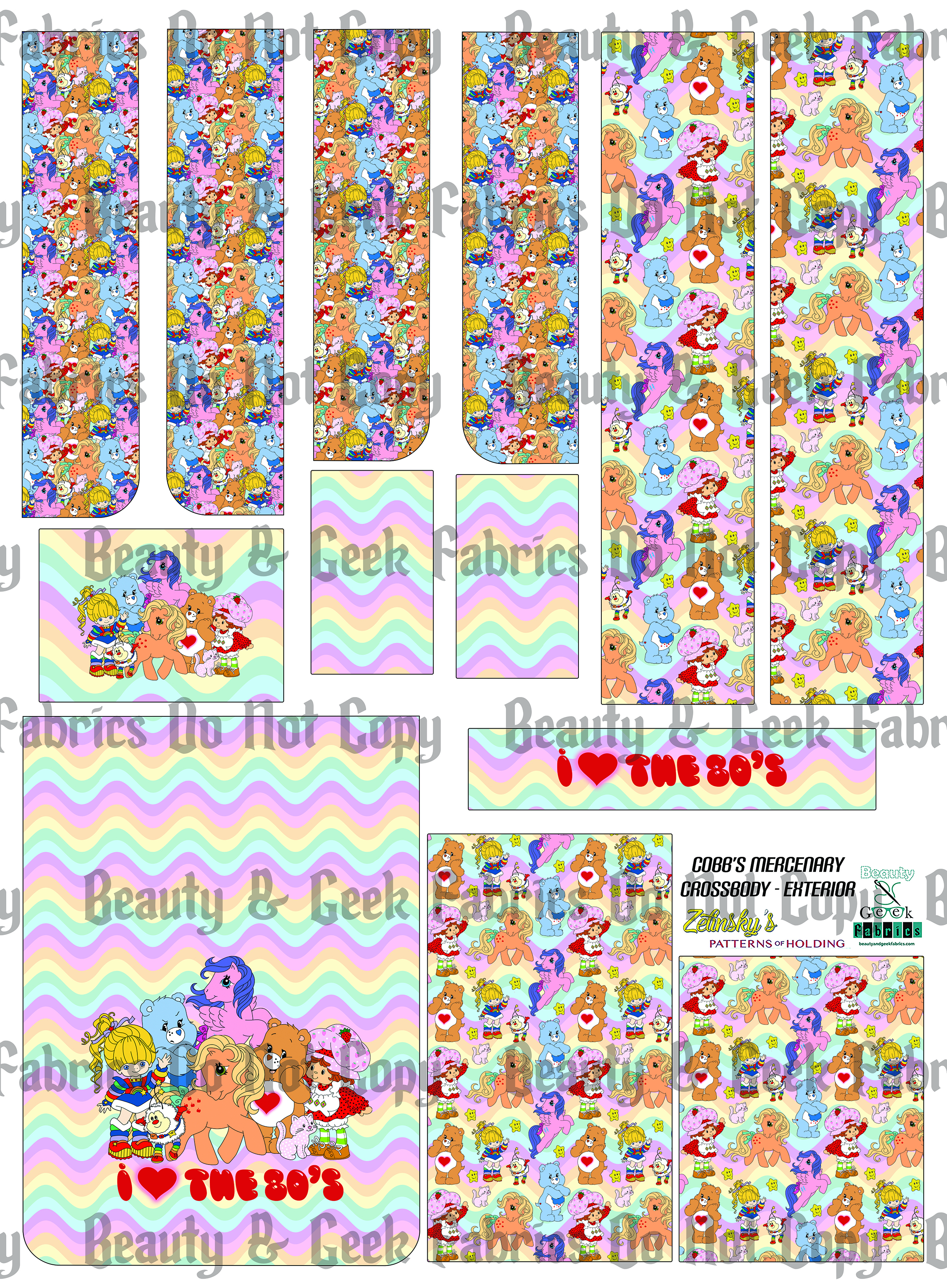 80's - Cut and Sew - Cobb's Mercenary Crossbody - PP Preorder