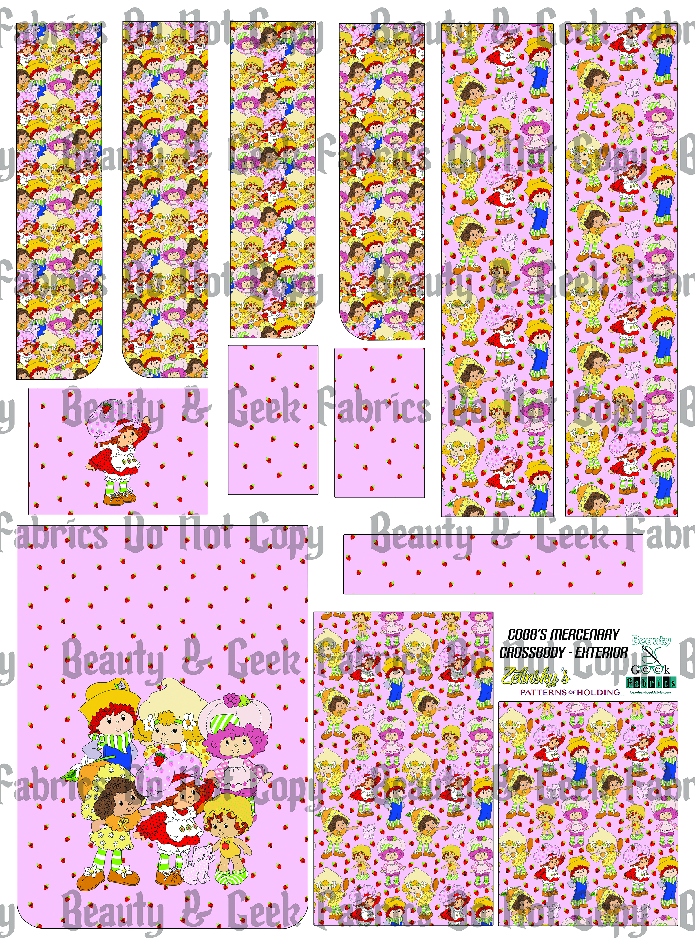 Strawberry Girl - Cut and Sew - Cobb's Mercenary Crossbody - PP Preorder