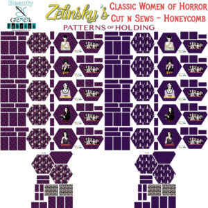 Classic Women of Horror - Cut and Sew - Honeycomb Crossbody - PP Preorder