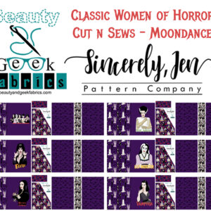 Classic Women of Horror - Cut & Sew - Moondance - PP Preorder