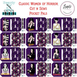Classic Women of Horror - Cut and Sew - Pocket Pal - PP Preorder
