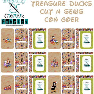 Treasure Ducks - Cut and Sew - Con Goer - PP Preorder