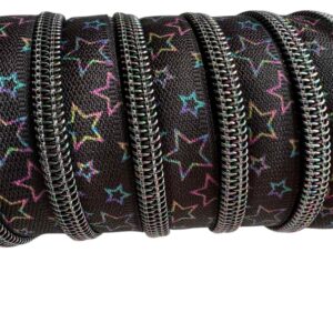 Stars #5 Nylon Coil Teeth Zipper Tape